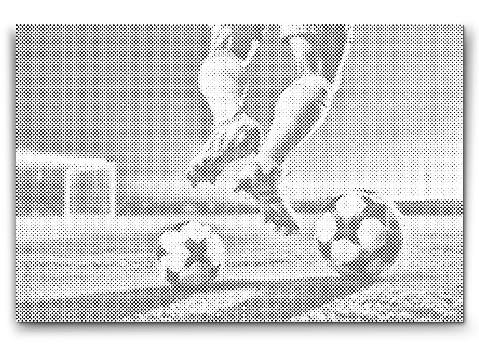 Football on the field - Dottingo