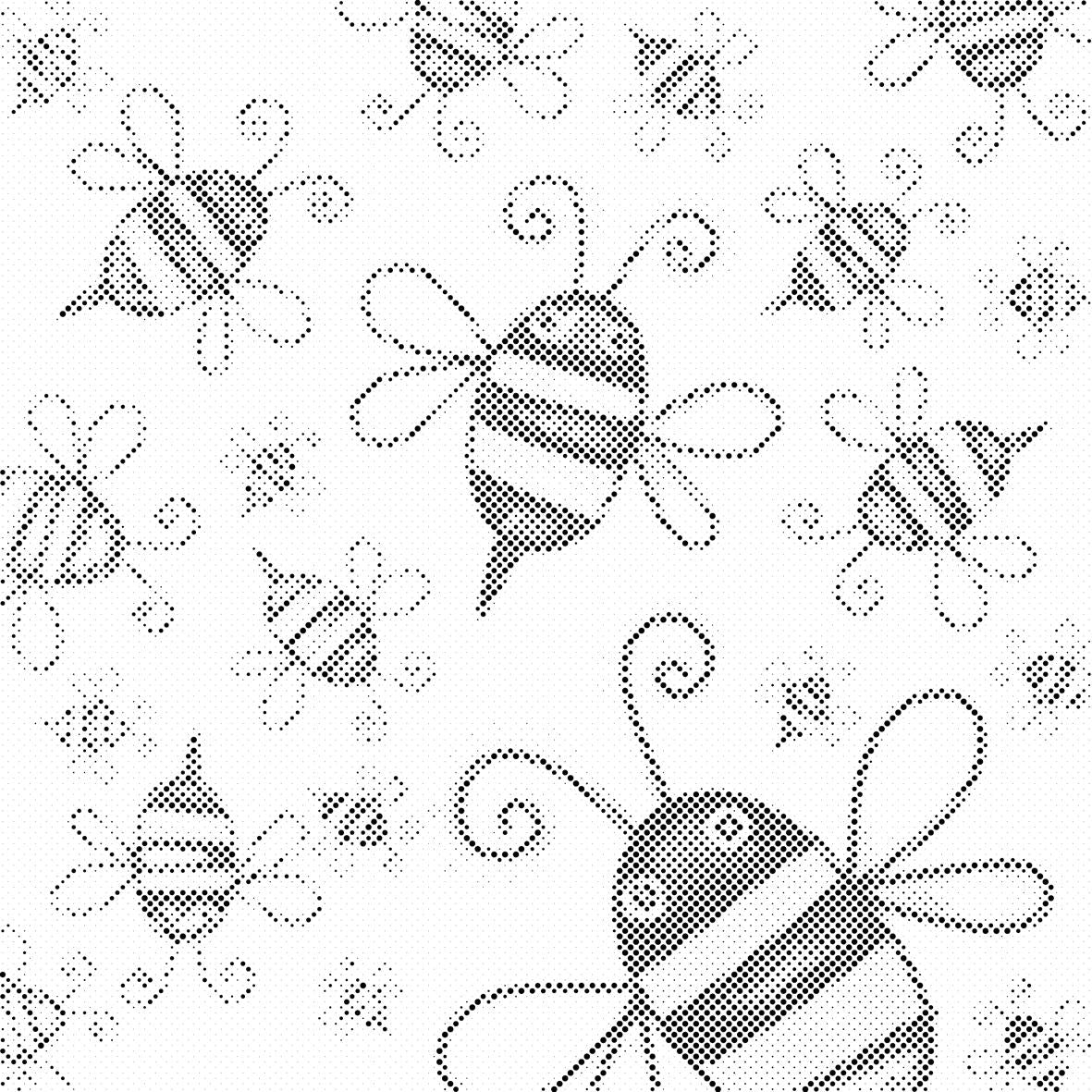 Cute Bees - Dottingo