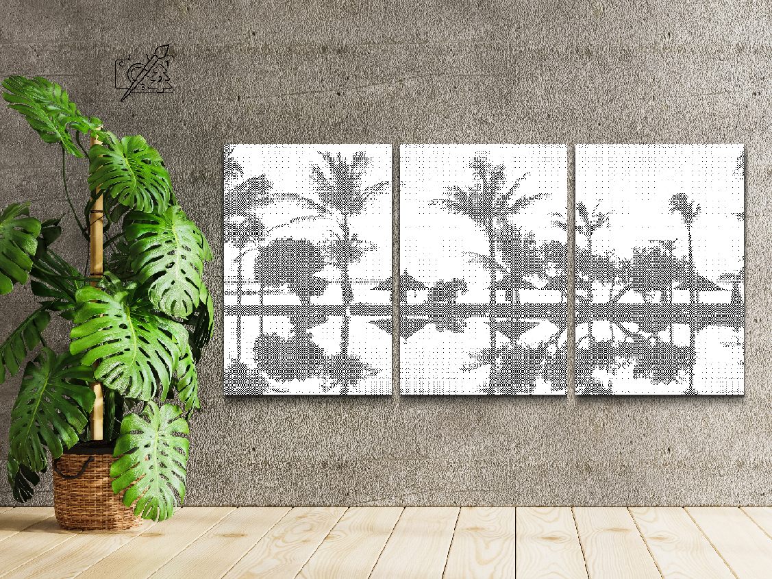 Sunset in Bali (set of 3) - Dottingo