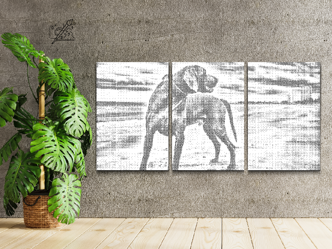 A Dog on the Beach (set of 3) - Dottingo