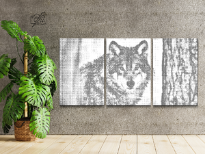 The Predatory Wolf (set of 3) - Dottingo