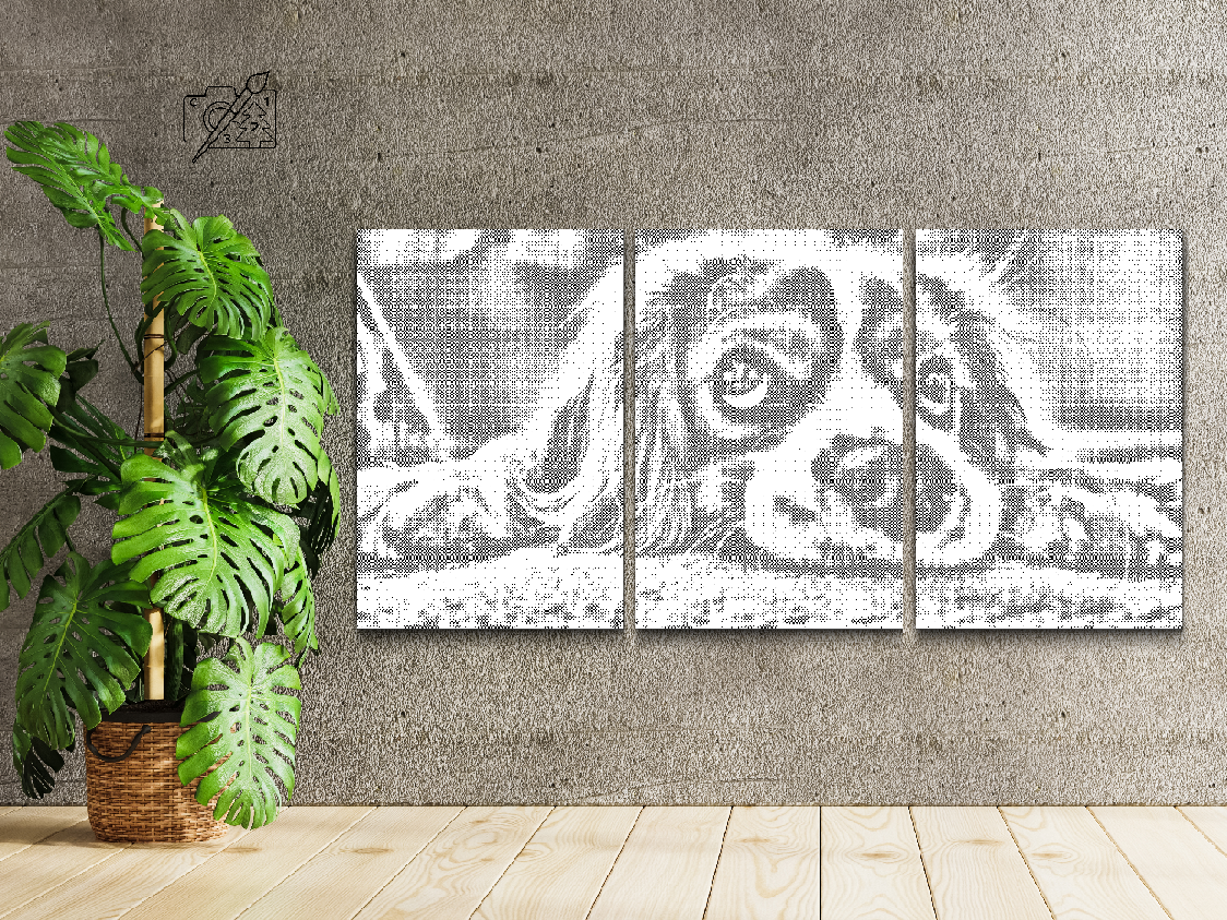 Puppy with Beseeching Eyes (set of 3) - Dottingo