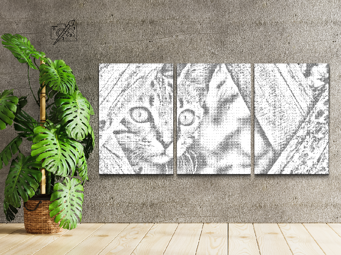 Watchful Kitten (set of 3) - Dottingo