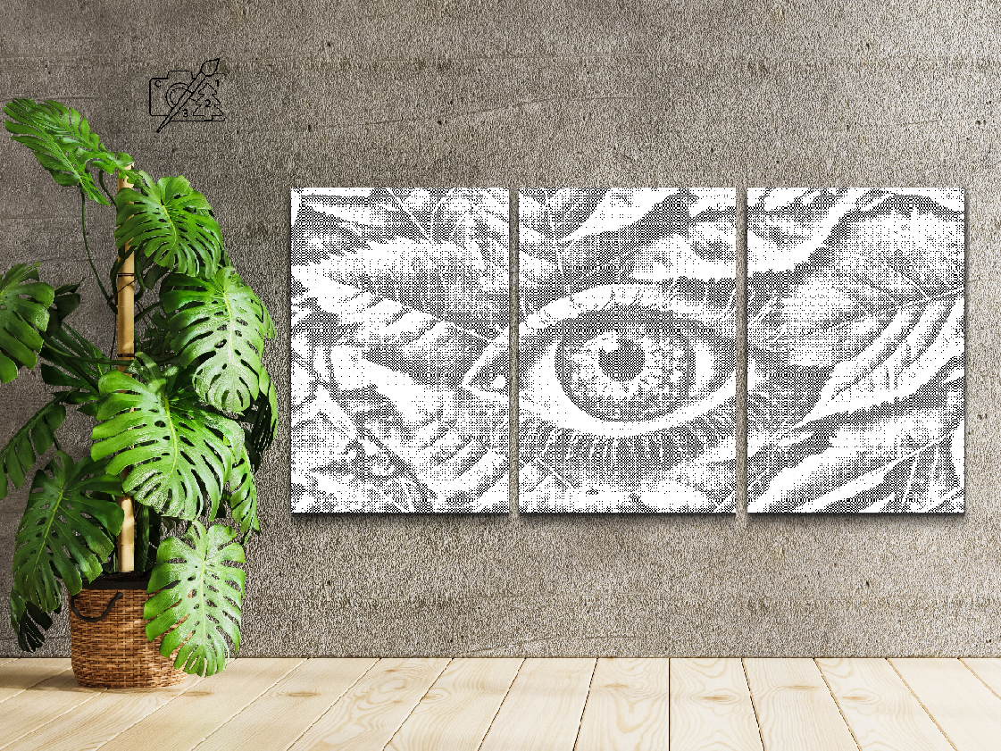 An Eye amongst the Leaves (set of 3) - Dottingo