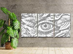 An Eye amongst the Leaves (set of 3) - Dottingo