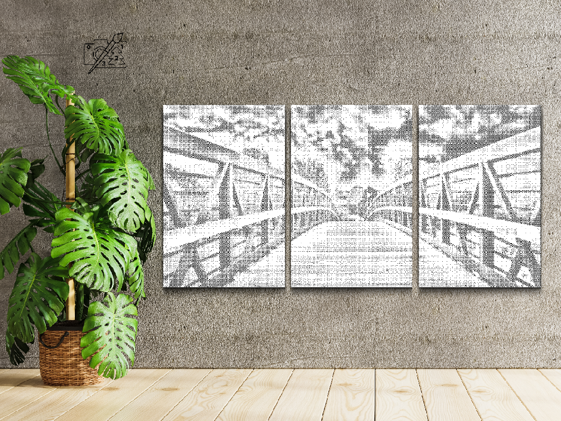 Bridge across a River (set of 3) - Dottingo