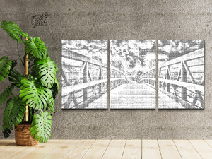 Bridge across a River (set of 3) - Dottingo