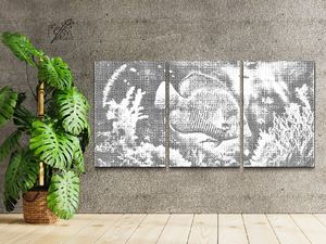 Fish in an Aquarium (set of 3) - Dottingo