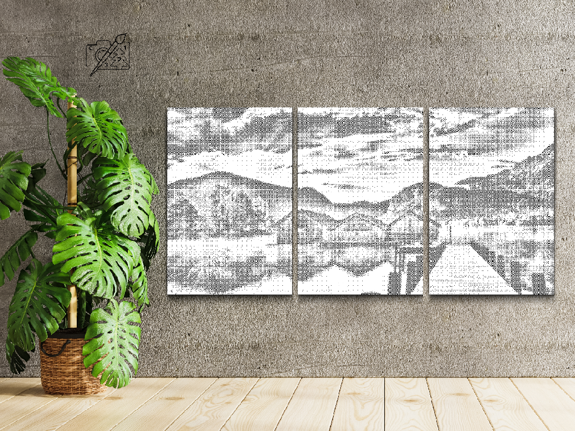 Lake set in beautiful Nature (set of 3) - Dottingo