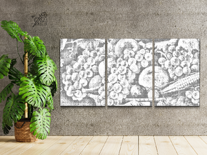 Basketful of Fruit (set of 3) - Dottingo