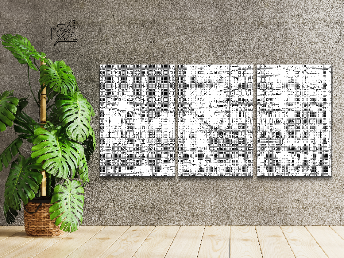 Hamburg at night (set of 3) - Dottingo