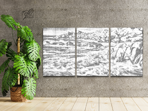 Rocky shore (set of 3) - Dottingo