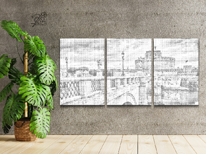Castel Sant'Angelo in Rome 3 (set of 3) - Dottingo