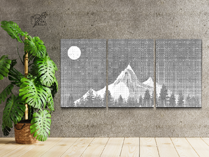 Mountains at night (set of 3) - Dottingo
