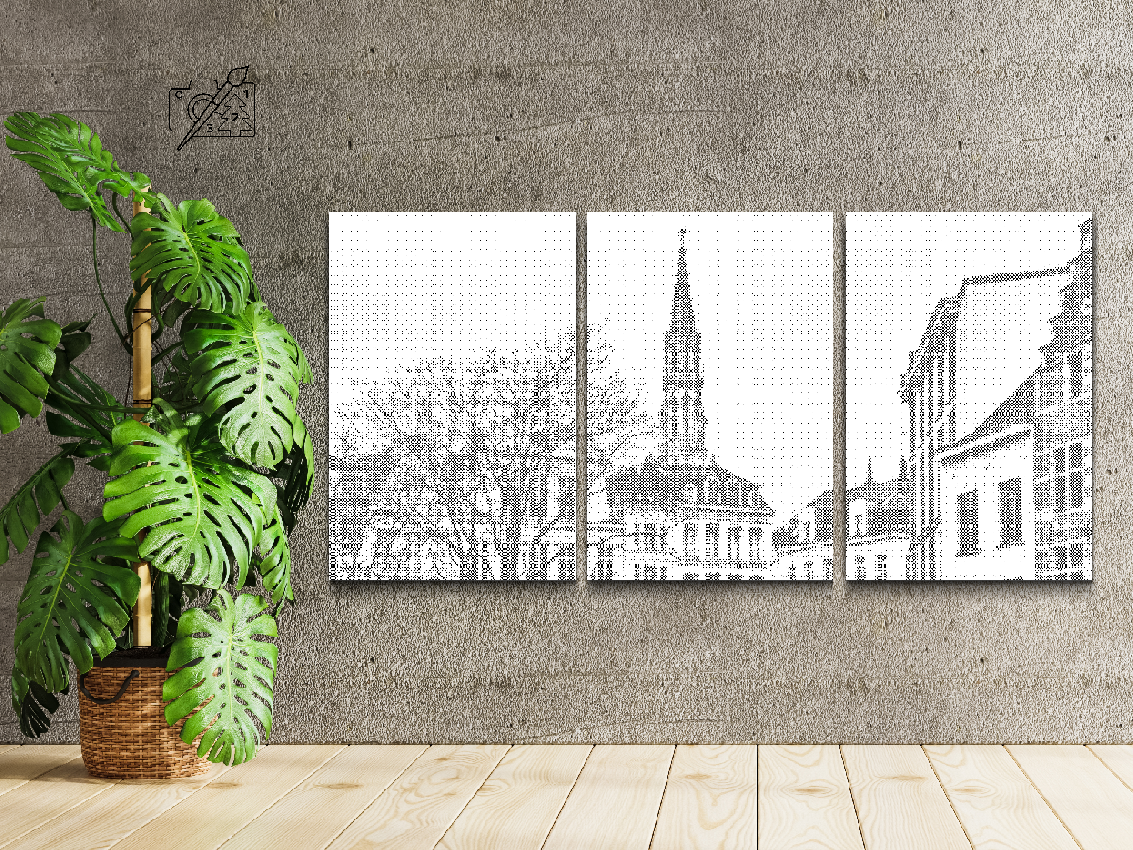 Historic townhall (set of 3) - Dottingo