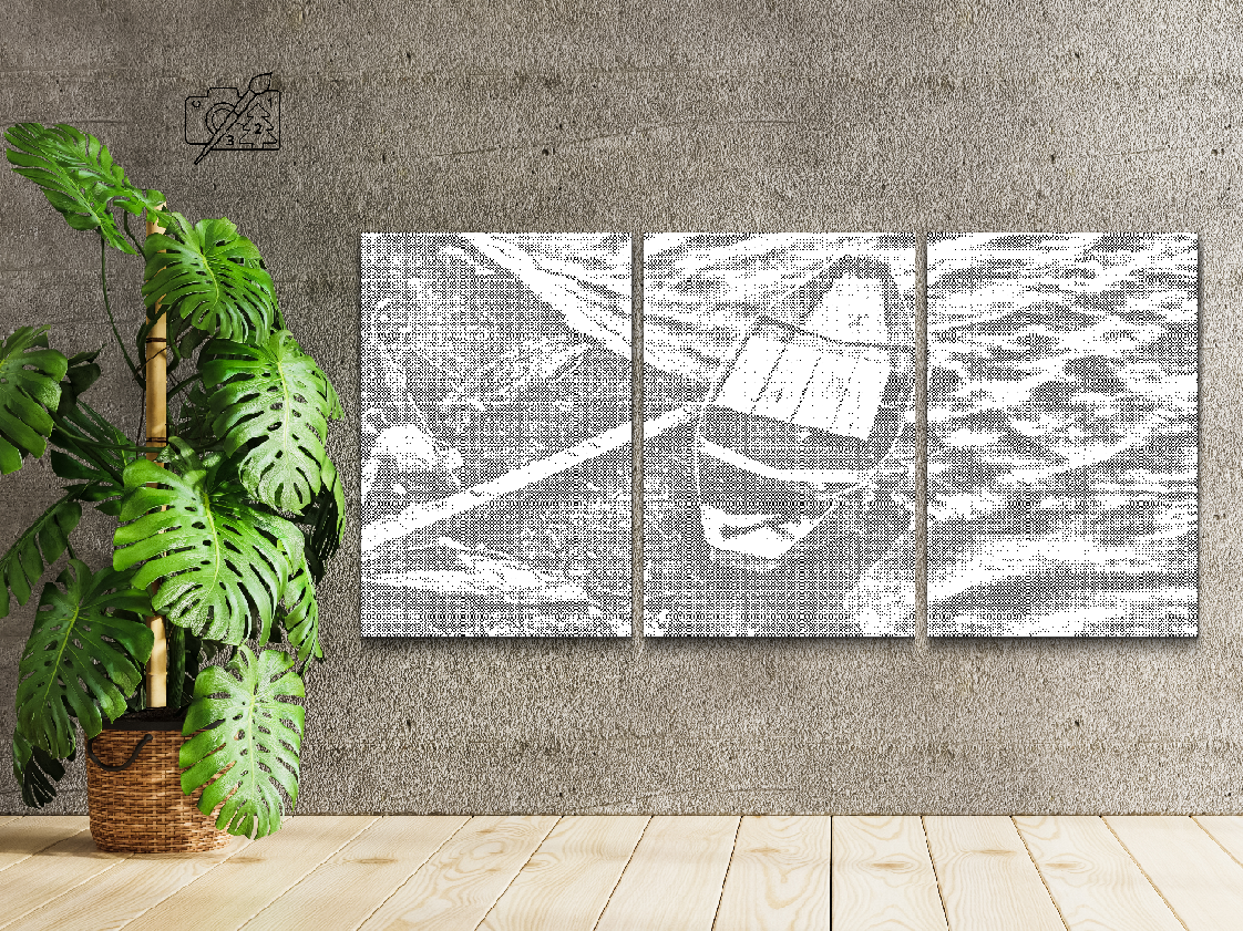 Ship on the shore (set of 3) - Dottingo