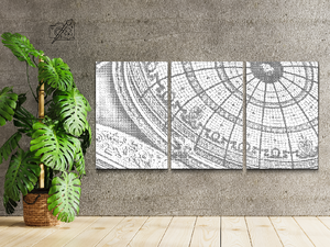 Decorative dome ceiling (set of 3) - Dottingo