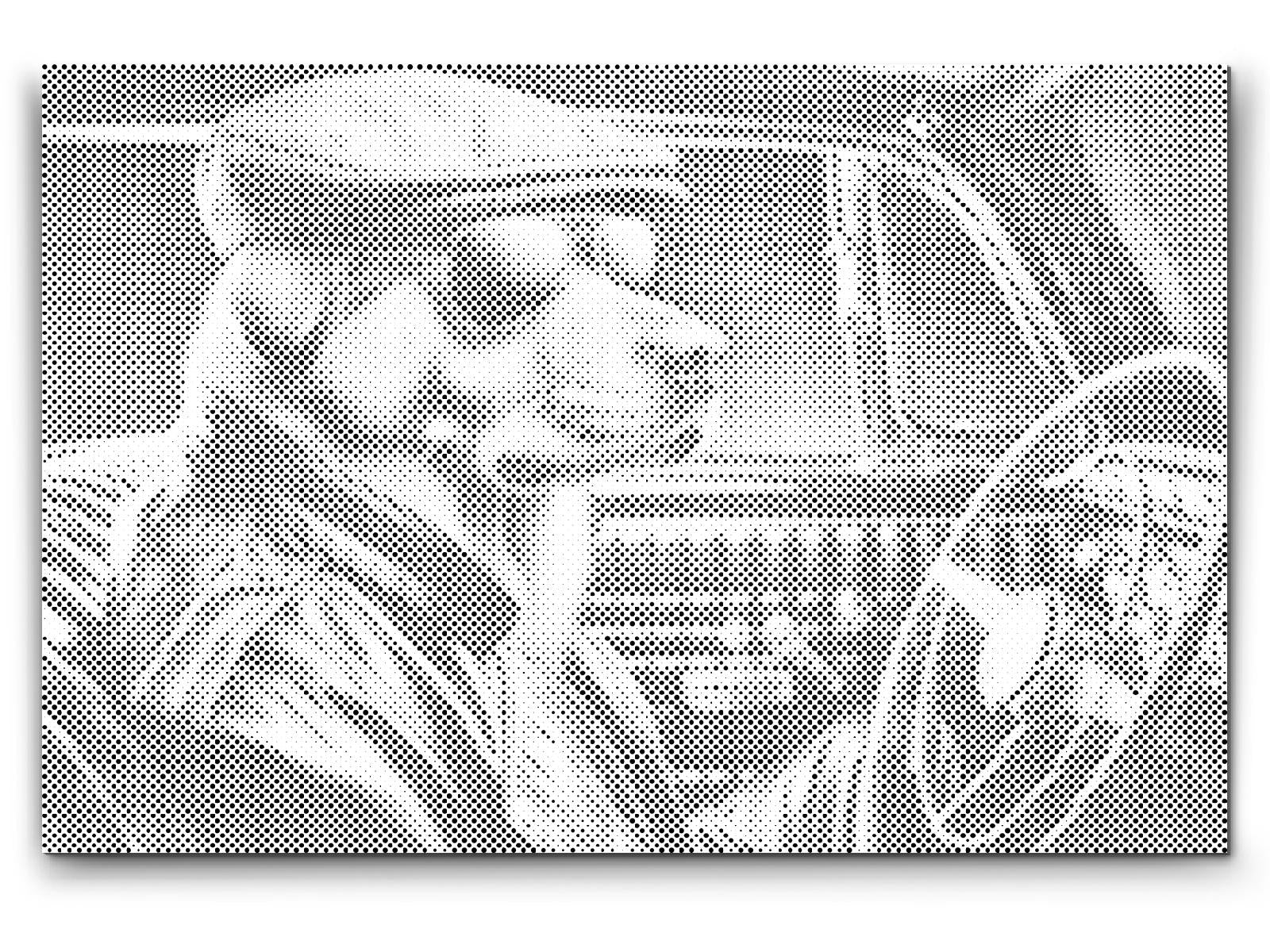 A dog in a Black Convertible - Dottingo