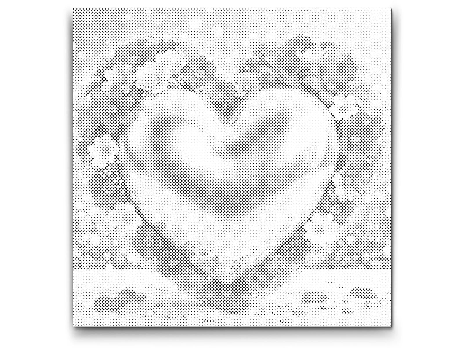 Heart surrounded by flowers - Dottingo