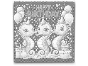 The seahorses wish you happy birthday - Dottingo