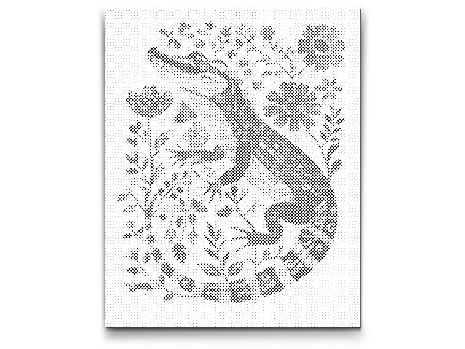 Nordic Folk Art - Alligator - Dottingo