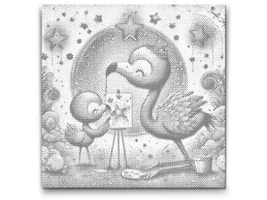 Painting in the clouds – hedgehogs - Dottingo