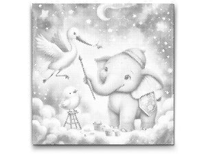 Painting in the clouds – elephant - Dottingo