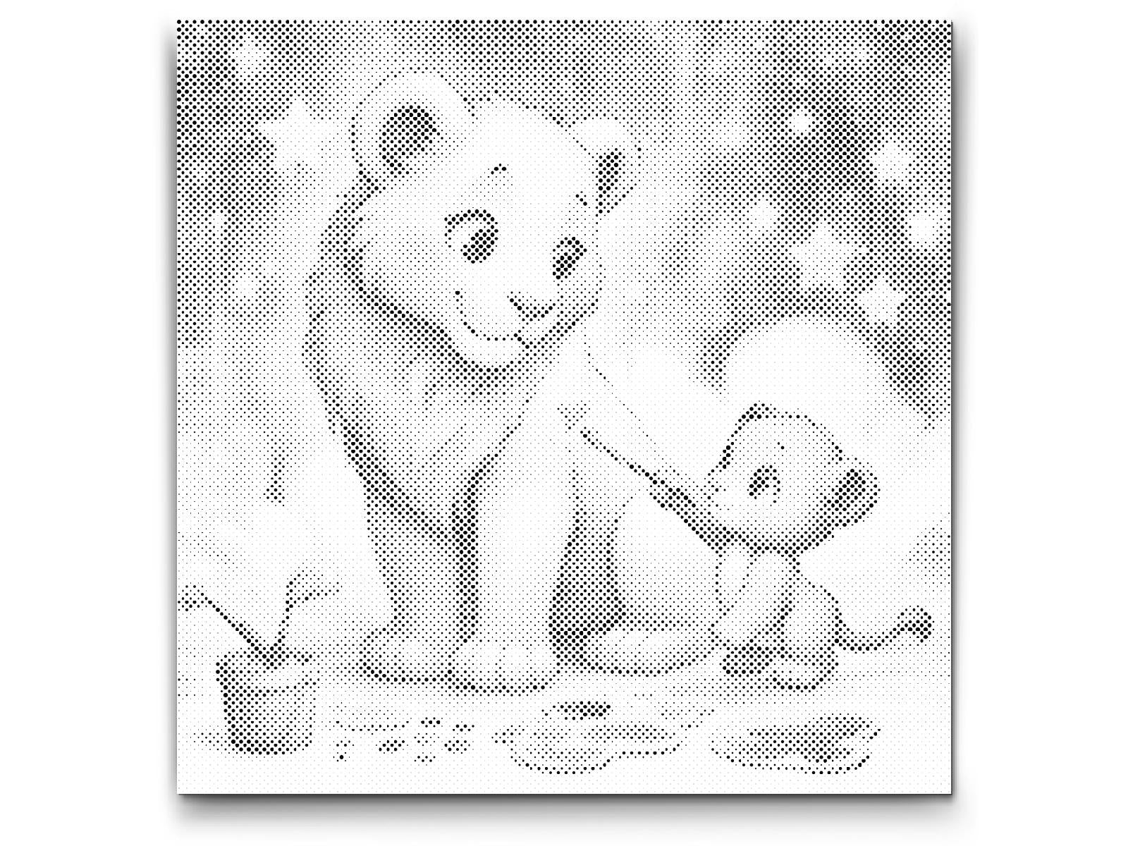 Painting in the clouds – lions - Dottingo