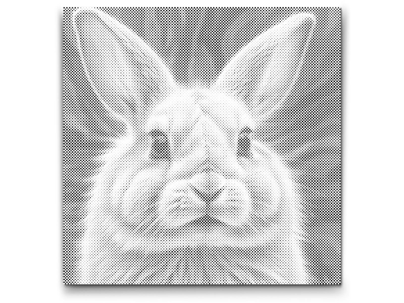 Rabbit in shades of pink - Dottingo
