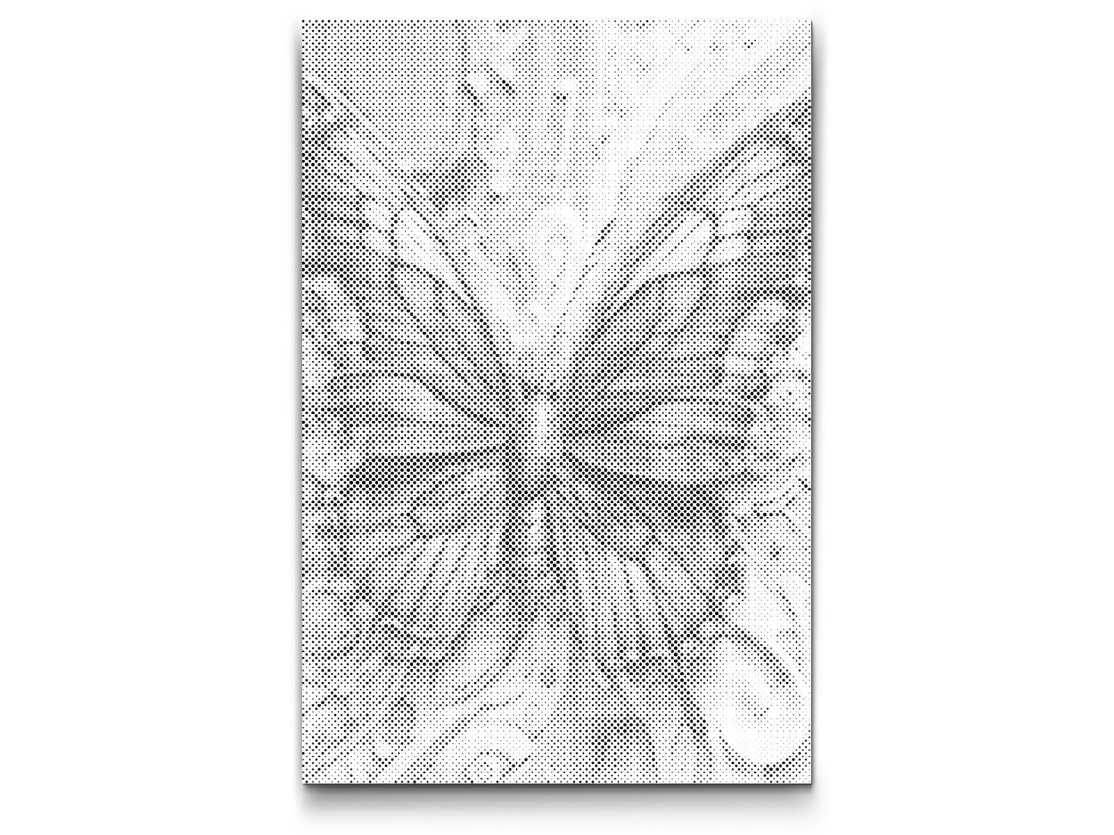 Butterfly in shades of dark turquoise - Dottingo