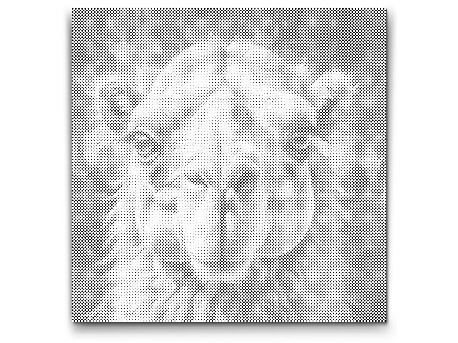 Camel in shades of red and blue - Dottingo
