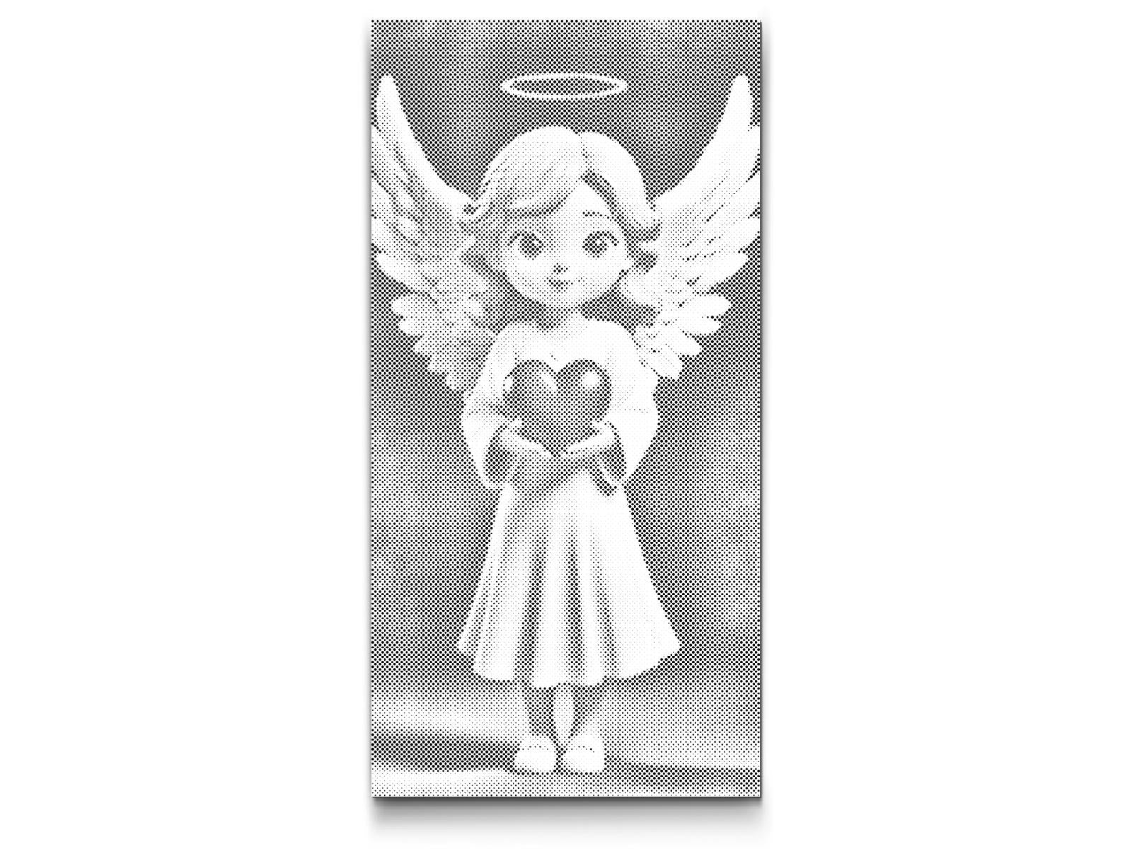 Little angel with a red heart - Dottingo