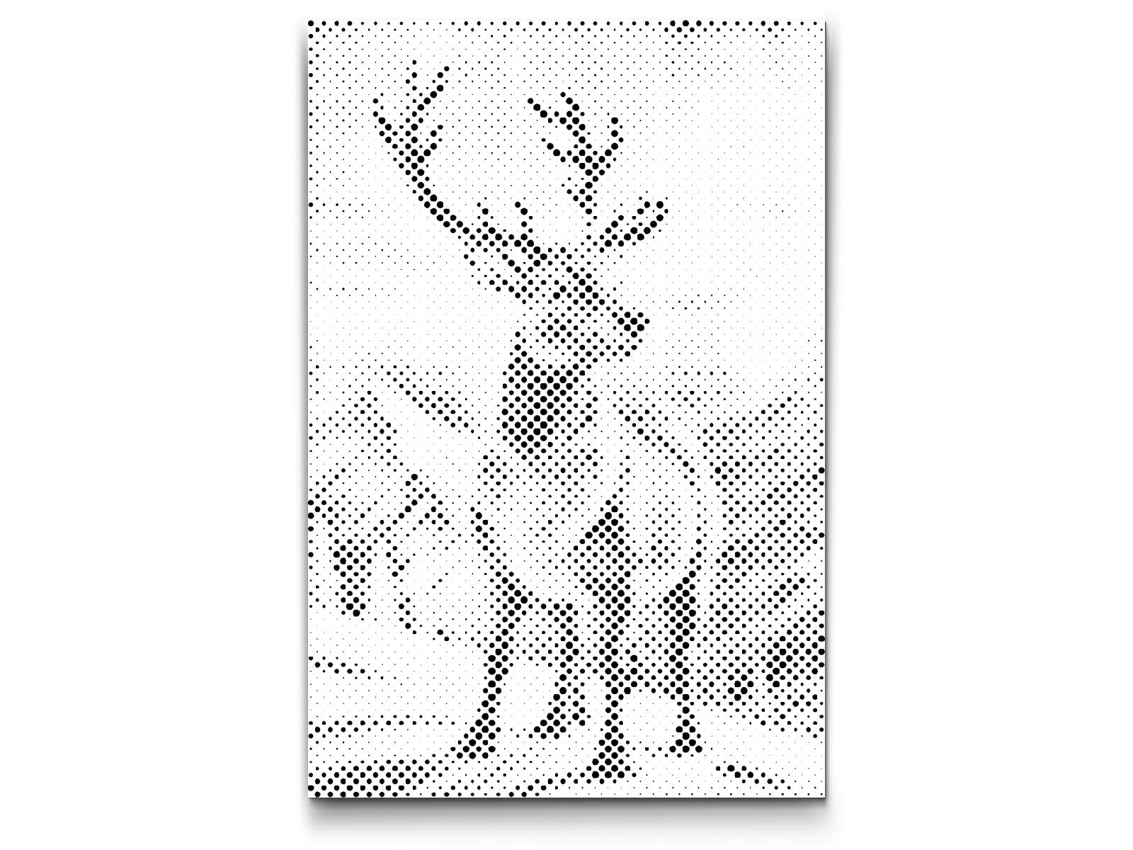 Deer in snowy mountains - Dottingo