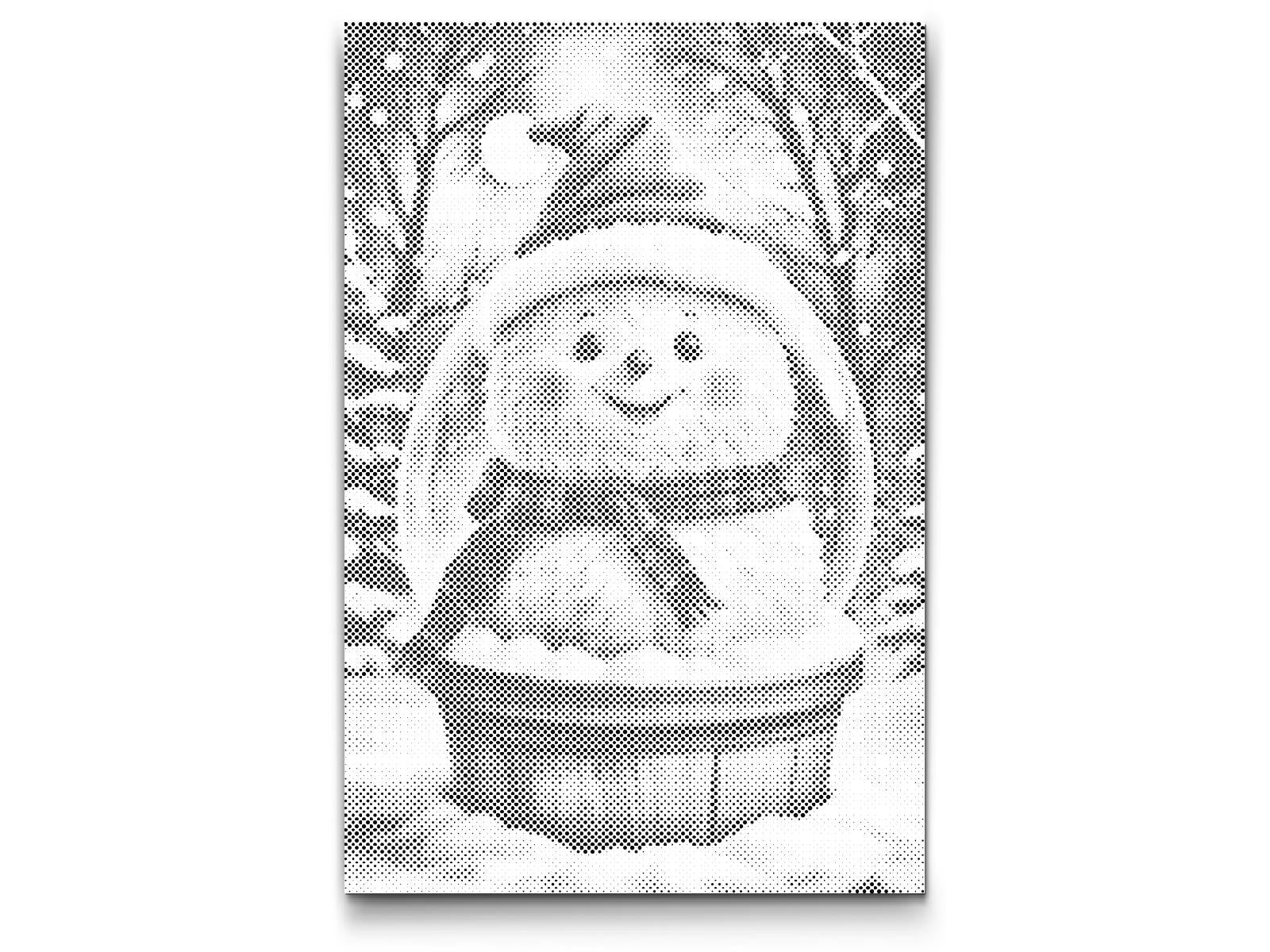 Snow globe with a snowman - Dottingo