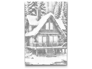 A snowy cottage - Dottingo