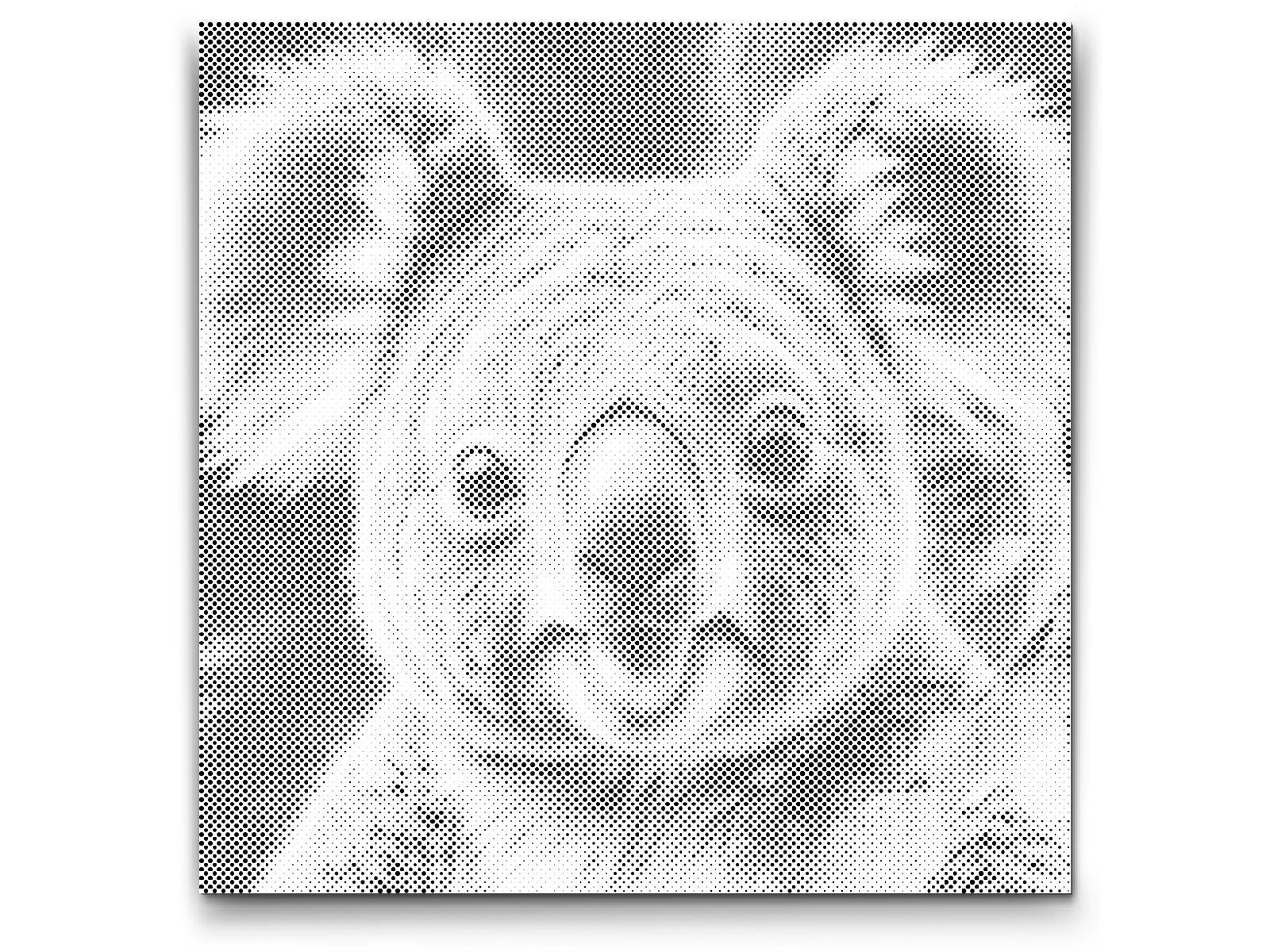 Koala in shades of turquoise and orange - Dottingo