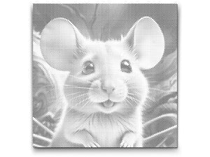 Mouse in shades of pink - Dottingo