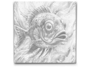 Fish in shades of turquoise and orange - Dottingo