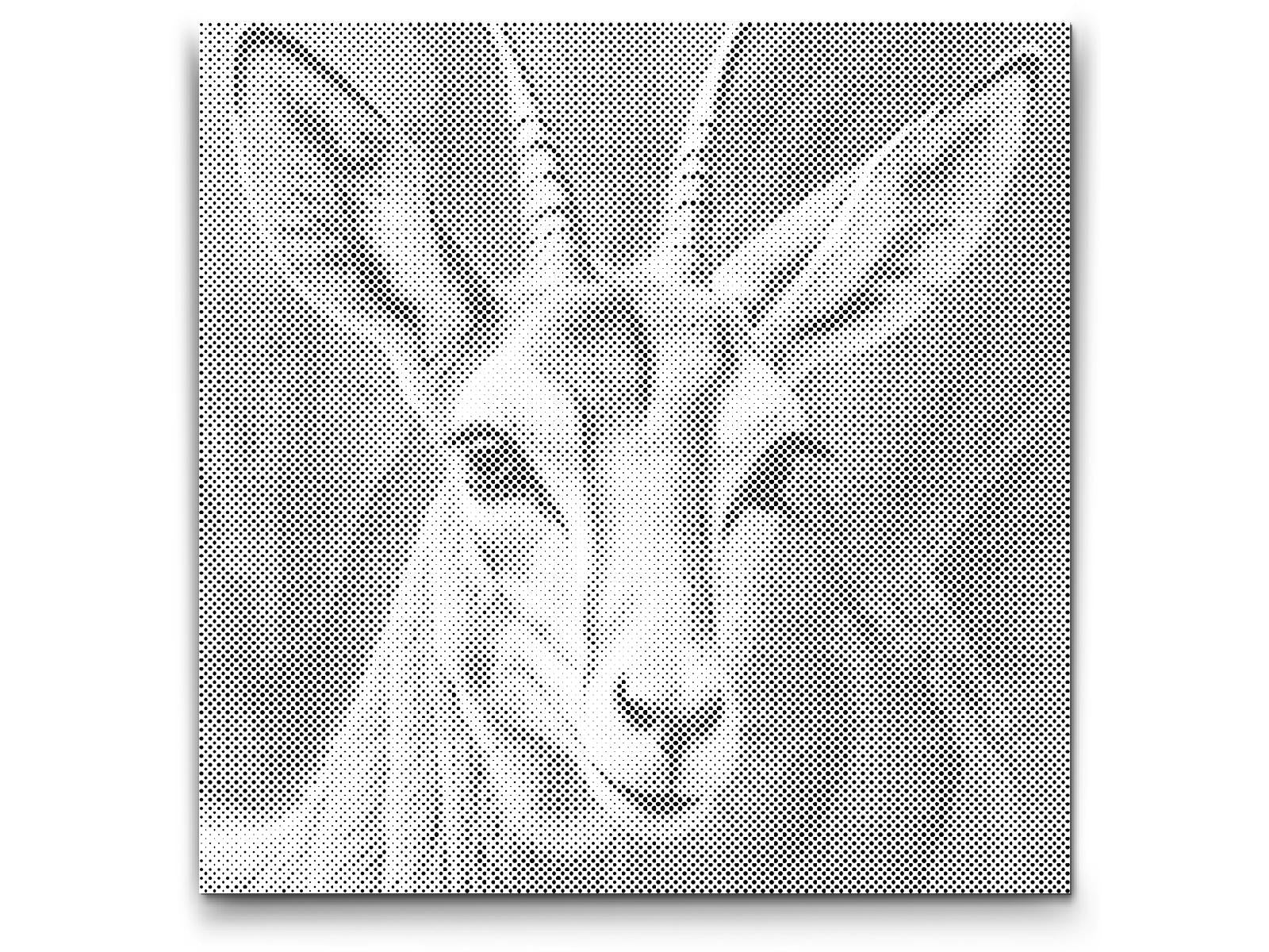 Gazelle in shades of turquoise and orange - Dottingo
