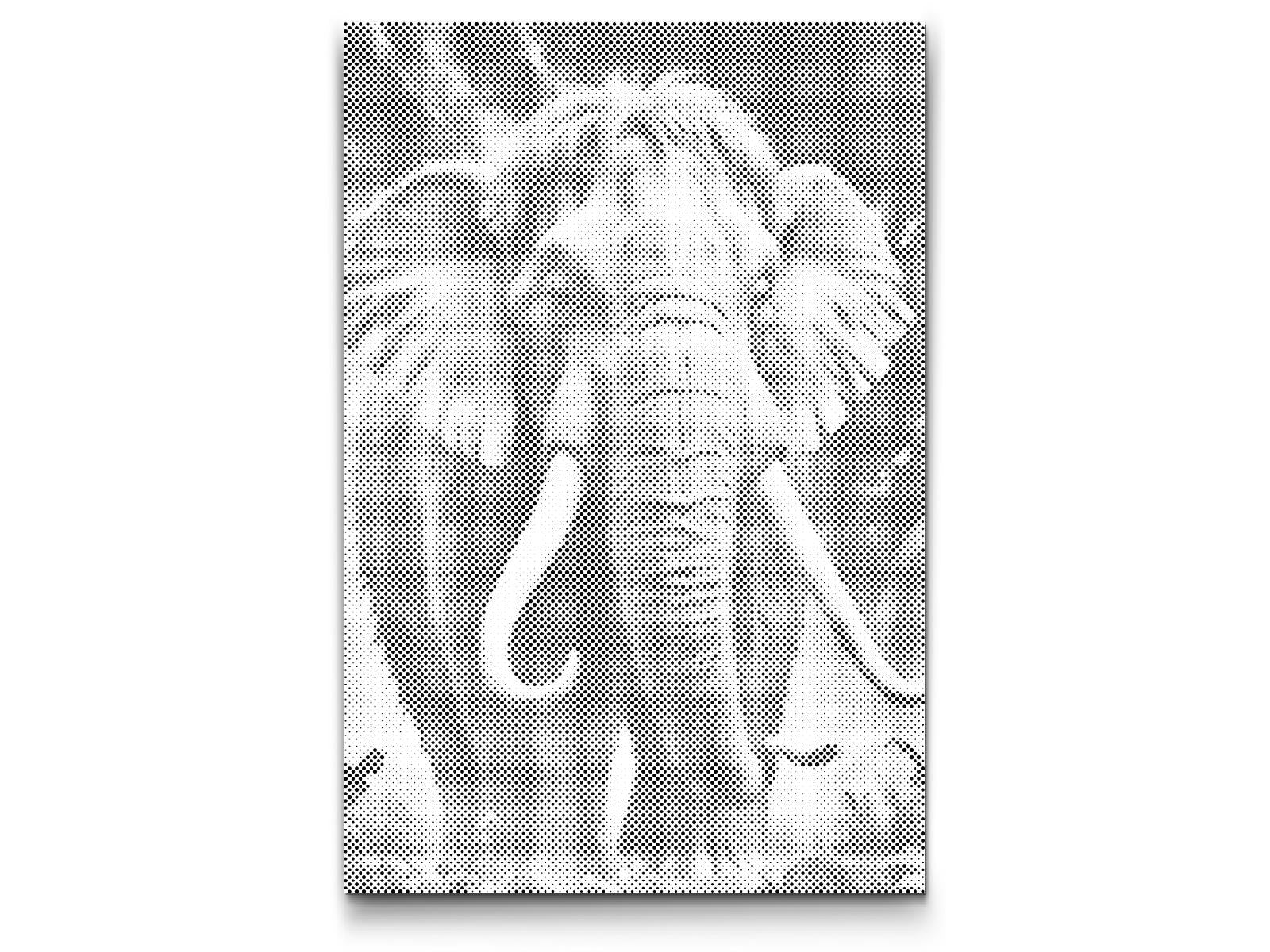Mammoth in shades of dark turquoise - Dottingo