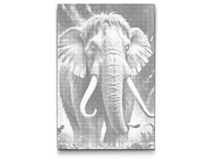 Mammoth in shades of dark turquoise - Dottingo