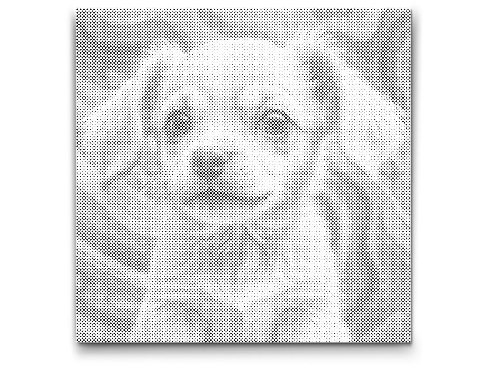 Puppy in shades of pink - Dottingo