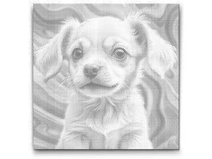 Puppy in shades of pink - Dottingo