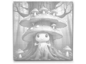 A mushroom spirite in a tree - Dottingo