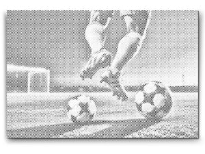 Football on the field - Dottingo