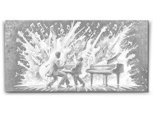 Abstract musicians on stage - Dottingo
