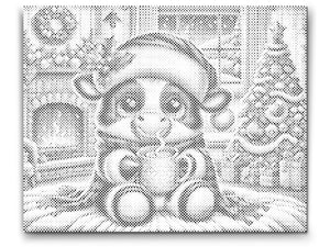 Christmas cow and a cup of coffee - Dottingo