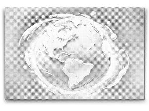 Abstract planet Earth - Dottingo