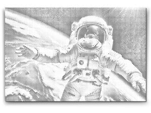Astronaut with planet Earth - Dottingo