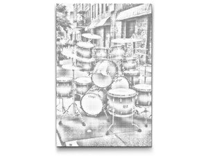 Drum set on the street - Dottingo